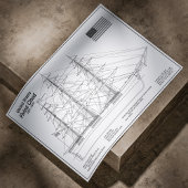 Clipper Ship Flying Cloud - Ship Blueprint BD Poster