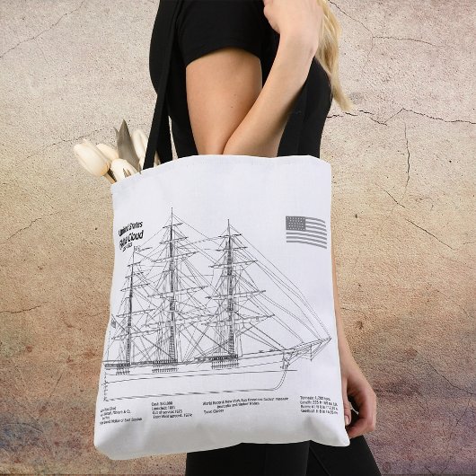 Clipper Ship Flying Cloud - Ship Blueprint BD Tasche