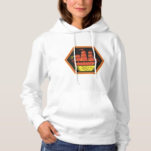 Clipper Ship Hoodie (Vorderseite)