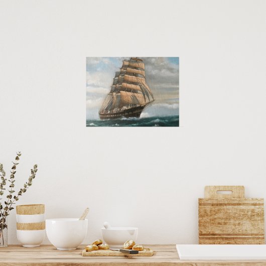 Clipper Ship Poster (Küche)