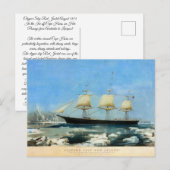 Clipper Ship Red Jacket 1854 Postkarte (Vorne/Hinten)