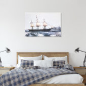 Clipper Ship "Red Jacket" Leinwanddruck (Insitu (Schlafzimmer))