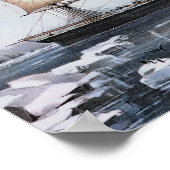 Clipper Ship "Red Jacket" Poster (Ecke)