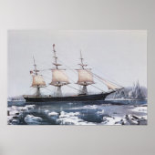 Clipper Ship "Red Jacket" Poster (Vorne)