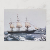 Clipper Ship "Red Jacket" Postkarte (Vorderseite)