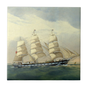 Clipper Ship The Helen Pembroke 1870 Fliese