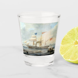 Clipper Ship the Marshall 1847 Schnapsglas