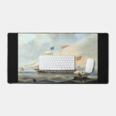 Clipper Ship the Marshall 1847 Schreibtischunterlage (Tastatur & Maus)