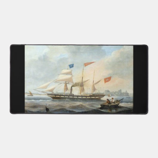 Clipper Ship the Marshall 1847 Schreibtischunterlage (Vorderseite)