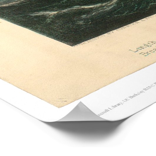 Clipper ship "Three Brothers" (0406A) Poster (Ecke)