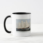 Clipper Ship Three Brothers Keramik Tasse (Links)