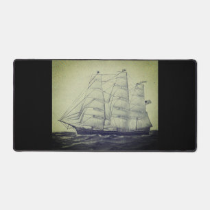 Clipper Ship Young America 1853 Schreibtischunterlage