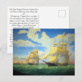 Clipper Ships Fitz Henry Lane 1853 Postkarte (Vorne/Hinten)