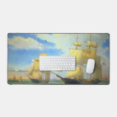 Clipper Ships Fitz Henry Lane 1853 Schreibtischunterlage (Tastatur & Maus)