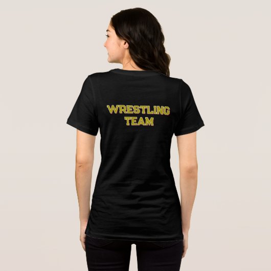 Clippers Wrestling Women's Tee (Rückseite voll)
