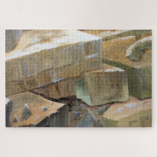 Clipping Floe - Caspar David Friedrich Puzzle (Horizontal)