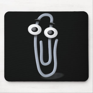 Clippy Büroklammer Lustiges Meme-Seitennotiz Mousepad