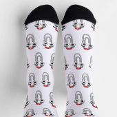 Clippy der Rebell Socken (Oben)