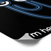 Clippy Paper Clip Funny Meme Page Note Sarcastic  Poster (Ecke)