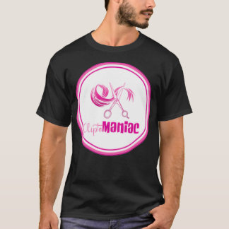 CliptoMANIAC Rosa auf Weiß T-Shirt