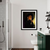 Clique - Regal afrocentric Portrait Artwork Leinwanddruck