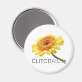 Clitoraid.org Magnet (Vorderseite/Rückseite)