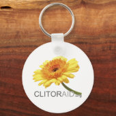 Clitoraid.org Schlüsselanhänger (Vorderseite)