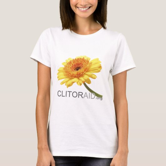 Clitoraid.org T-Shirt (Vorderseite)