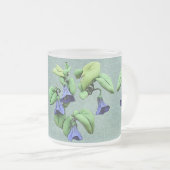 Clitoria ternatea - Blue Darwin Pea Mattglastasse (VorderseiteRechts)