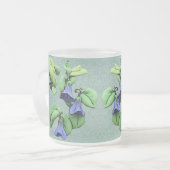 Clitoria ternatea - Blue Darwin Pea Mattglastasse (Vorderseite Links)