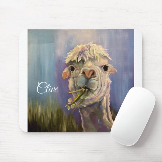 Clive das Lama Mousepad (Mit Mouse)