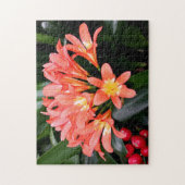 Clivia-Blume in Blüte Puzzle (Vertikal)