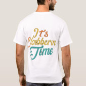 Clobbering Time T-Shirt in weißem, runden Hals T - (Rückseite)