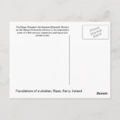 Clochan, Risac, Kerry, Irland Postkarte (Rückseite)