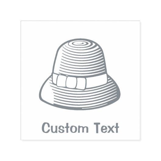 Cloche Hat Permastempel (Design)