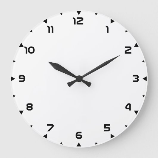 Clock 12h Template erstellen Sie Ihre eigene Wand- Große Wanduhr (Vorderseite)
