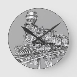 Clock: 1880 runde wanduhr