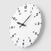 Clock 24h template create your own wall clock-face große wanduhr (Winkel)