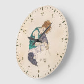 CLOCK - ART EGON SCHIELE GROßE WANDUHR (Winkel)