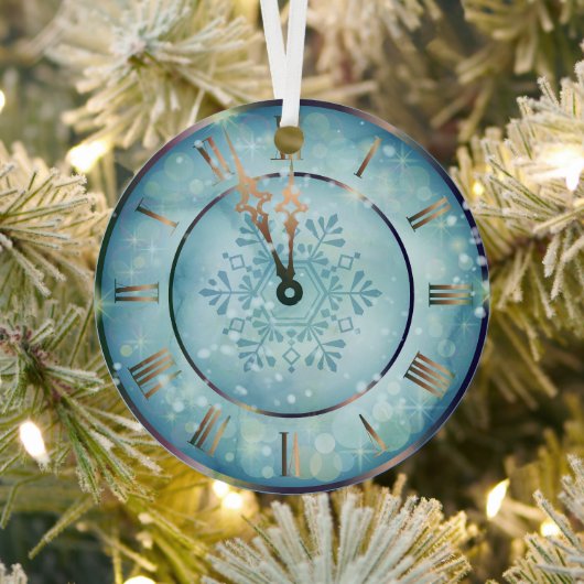 Clock Christmas Mandala Ornament Aus Metall (InSitu)