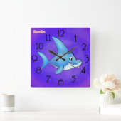 Clock - Chum Quadratische Wanduhr (Zuhause)