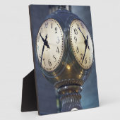 Clock Conkurs Grand Central Station New York Fotoplatte (Seite)