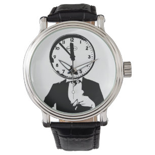 Clock Face Watch Design Armbanduhr