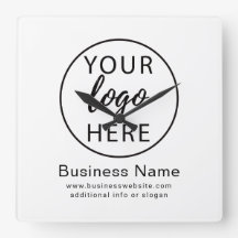 Clock für benutzerdefinierte Firmenlogos