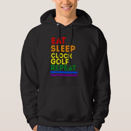 Clock Golf Hoodie (Vorderseite)