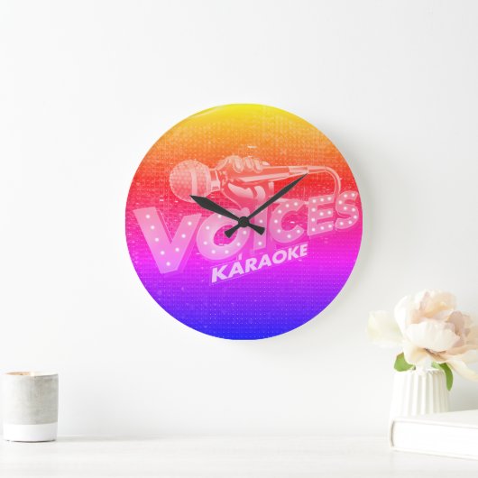 Clock. Große Wanduhr (Zuhause)