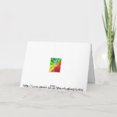 Clock House Card Feiertagskarte (Rückseite)