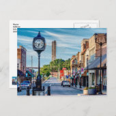 Clock im Stadtzentrum Cape Girardeau Blank Post Ca Postkarte (Vorne/Hinten)