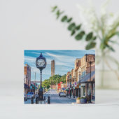 Clock im Stadtzentrum Cape Girardeau Blank Post Ca Postkarte (Stehend Vorderseite)