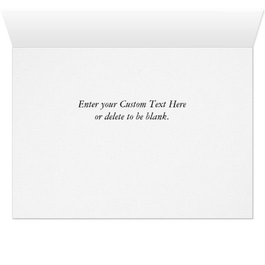 Clock im Stadtzentrum Cape Girardeau Grußkarte (Innenansicht Horizontal (Unten))